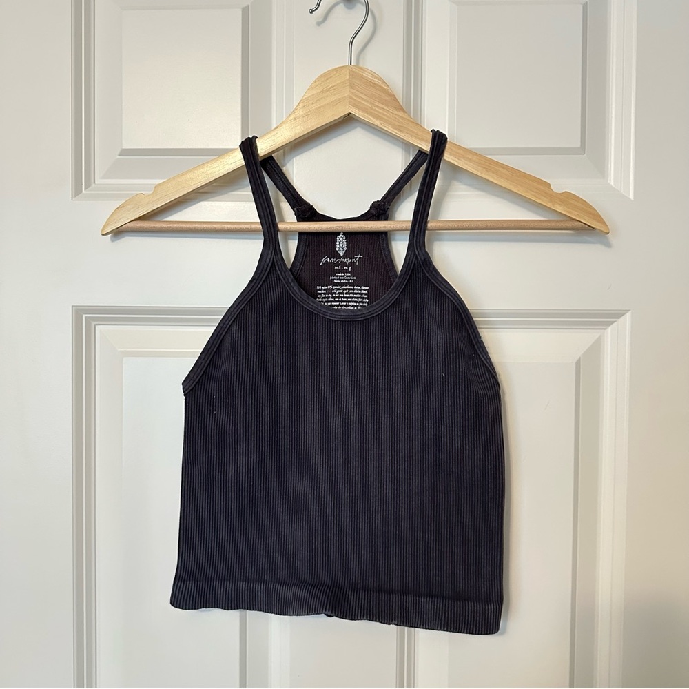 Free People Movement Happiness Runs Long Crop Tank